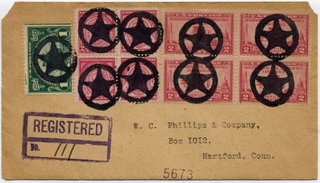 US Pennsylvania, Corry 614, 649, 682 Fancy Cancel Cover, Star