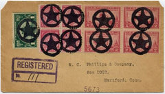 US Pennsylvania, Corry 614, 649, 682 Fancy Cancel Cover, Star