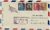 US Texas, Old Glory 637, 638, 639, 683 Fancy Cancel Cover, Flag