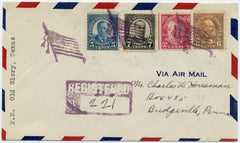 US Texas, Old Glory 637, 638, 639, 683 Fancy Cancel Cover, Flag