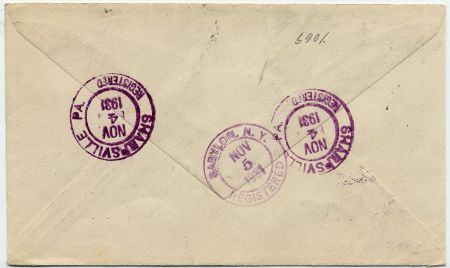 US Pennsylvania, Sharpsville 632, 642, 703 Fancy Cancel Cover