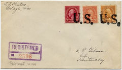 US Wisconsin, Portage 634, 638, 641 Fancy Cancel Cover