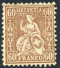 Switzerland 48 F - VF H Beautiful Bronze color