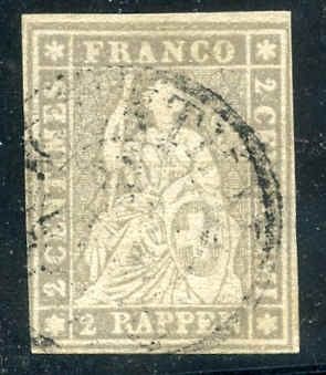 Switzerland 35 Ave-Fine/Mintregummed, minor faults, PFC