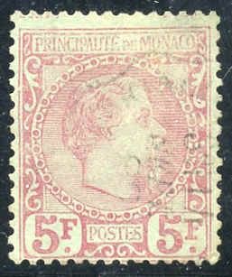 Monaco 10 F - VF Used cv 2000.00 signed Diena