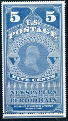 US PR5 Newspaper Unused Fine Bottom Sheet Margin cv 225.00
