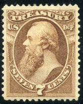 US O76 Officials VF - XF Hinged Mint Paper HR - Incredibly well centered an undervalued stamp so well centered cv $250