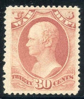 US O120 Officials VF + LH Fresh - Lightly Creased cv $225