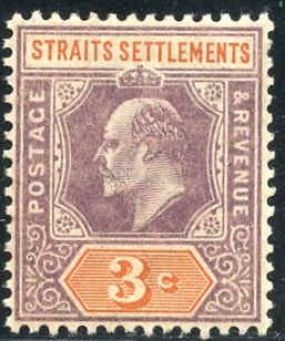 Straits Settlements 94 var LH VF - XF cv $1,140