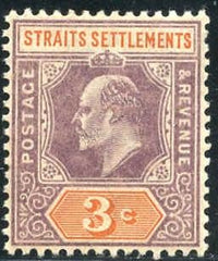 Straits Settlements 94 var LH VF - XF cv $1,140