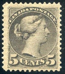 Canada 42 F - VF + Hinged cv $230