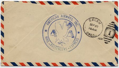 US 1931 C12 on Anniversary Cover Signed by Pilot, Earle Ovington