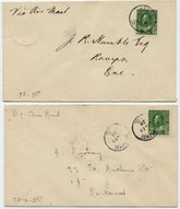 Canada 1926 First Flight Haileytown - Rouyn Signed by Pilot