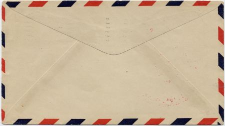 US 1932 710 on Air Port Dedication Signed by Pilot, Jack Bishop