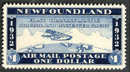 Newfoundland Wayzat Airmail Simple 1932