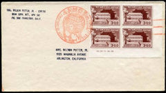 US Possessions - Ryukyu Islands 14 Possessions VF Mi4 on addressed FDC