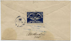 Canada 1925 First Flight with CL 5 Haileybury - Rouyn, Signed Pilot Broatch