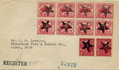 US New Hampshire, Alton 629, 643 Fancy Cancel Cover