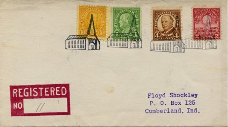 US Kentucky, Church 604, 642, 654, 687 Fancy Cancel Cover, Church