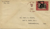 US Kentucky, Ed 651 Fancy Cancel Cover, Deer in Square
