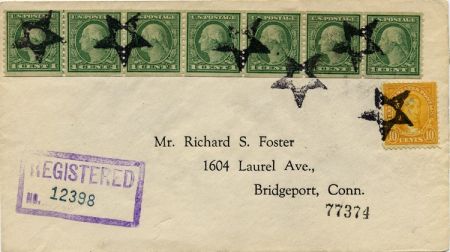US Colorado, Pueblo 452, 642 Fancy Cancel Cover, Star
