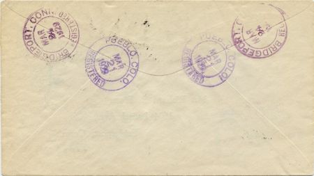 US Colorado, Pueblo 452, 642 Fancy Cancel Cover, Star
