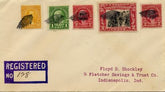 US Illinois, Wing 642, 632, 646, 634, 651 Fancy Cancel Cover
