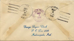 US Illinois, Wing 642, 632, 646, 634, 651 Fancy Cancel Cover