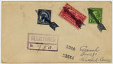 US Pennsylvania, Corry 565, 632, 644 Fancy Cancel Cover, Arrow