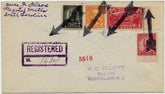 US Pennsylvania, Corry 638, 639, 644, 689 Fancy Cancel Cover, Arrow