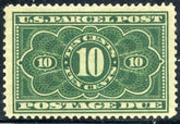 US JQ4 Parcel Post Postage Dues VF Hinged Mint Large Margins