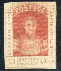 US Hawaii 006 Mint 4 margins tiny thin above top frame line cv 850.00