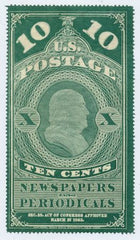 US PR2b Newspaper Mint F - VF, NGAI, Deluxe Paper - Scarce! cv $400