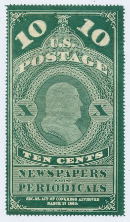 US PR2b Newspaper Mint F - VF, NGAI, Deluxe Paper - Scarce! cv $400
