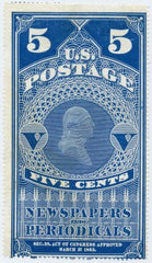 US PR5 Newspaper Mint Ave - Fine cv $225