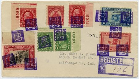 US South Carolina, Pacolet Mills 632, 634 Fancy Cancel Cover, "JJG"