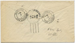 US Arizona, Prescott 650 Fancy Cancel Cover, Derby Hat