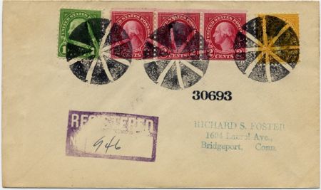 US Pennsylvania, Sharpsville 599, 632, 642 Fancy Cancel Cover