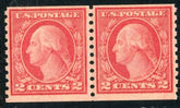 US 454 Washington / Franklin F - VF NH Pair, Fresh! cv $360