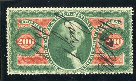 US R102c Revenue F - VF Faint Crease - Fresh cv 950.00