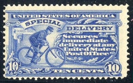 US E6 Special Delivery Fine NH Single cv $525