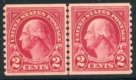 US 599a - 59 XF NH LP Rt stamp nat inclusion spot with PFC
