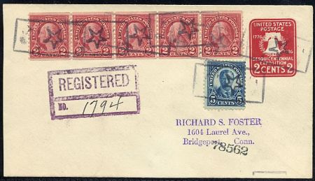 US Pennsylvania, Corry 599, 636, U522 Fancy Cancel Cover Star