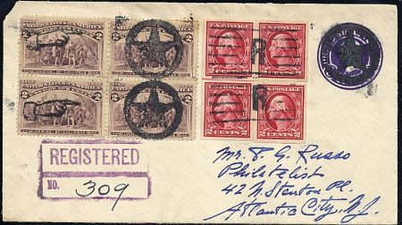 US Pennsylvania, Corry 2341, 409, U436 Fancy Cancel Cover Star in Circle