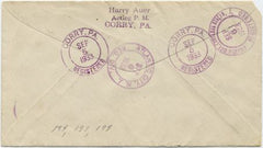 US Pennsylvania, Corry 2341, 409, U436 Fancy Cancel Cover Star in Circle