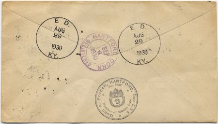 US Kentucky, Ed 552, 562, 651, 683 Fancy Cancel Cover Star in Circle