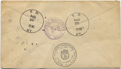 US Kentucky, Ed 552, 562, 651, 683 Fancy Cancel Cover Star in Circle