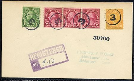 US Pennsylvania, Sharpsville 632, 642, 599 Fancy Cancel Cover