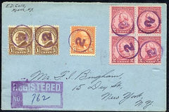 US Pennsylvania, Sharpsville 633, 637, 689 Fancy Cancel Cover