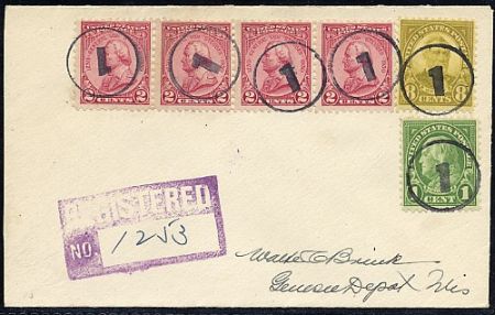 US Pennsylvania, Sharpsville 632, 640, 689 Fancy Cancel Cover